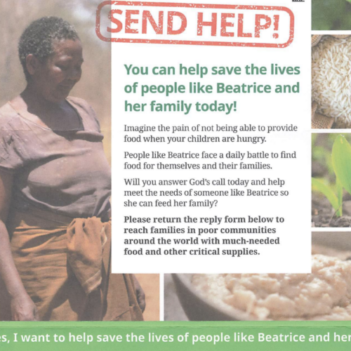 October 2023 Appeal - Key Words: Beatrice, Kenya, drought, hunger, food crisis, lifesaver